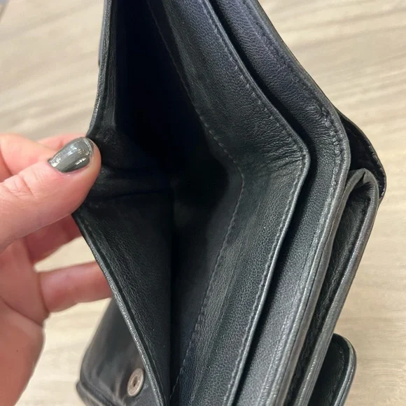 EUC Chloé Paddington Wallet - Black Pebbled Leather - Picture 13 of 14